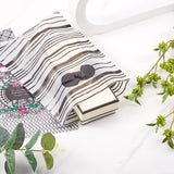 50pcs Mix Printed Plastic Bags with Handle for Shopping Jewelry Storage
