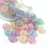 50pcs Mixed Glitter Acrylic Beads for Jewelry Making DIY