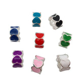 50pcs European Charms Butterfly Flower Spacer Beads for Bracelets Jewelry