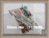 50pcs Mounted Silicon Wheels Slicone Points Dental Lab Abrasive Material