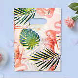 50pcs Plastic Handle Bag 15*20cm Small Jewelry Party Favor Bags