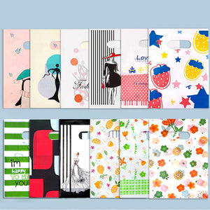 50pcs Plastic Handle Bag 15*20cm Small Jewelry Party Favor Bags