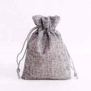 50pcs Multi-color Jute Drawstring Gift Bags Sacks Wedding Birthday Party Favors