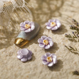 50pcs Nail Art Decorations Crystal Epoxy Resin Mold Camellia Sinensis Nail Patch