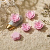 50pcs Nail Art Decorations Crystal Epoxy Resin Mold Camellia Sinensis Nail Patch