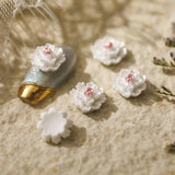 50pcs Nail Art Decorations Crystal Epoxy Resin Mold Camellia Sinensis Nail Patch