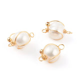 50pcs Freshwater Pearl Pendant & Stainless Steel Charms for Jewelry Making