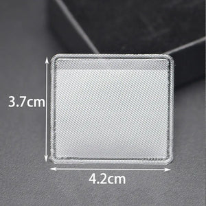 50pcs Adhesive Pouch for DIY Jewelry Necklace Chain 4.2x3.7 & 3.2x2.5cm