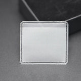 50pcs Adhesive Pouch for DIY Jewelry Necklace Chain 4.2x3.7 & 3.2x2.5cm