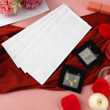 50pcs Adhesive Pouch for DIY Jewelry Necklace Chain 4.2x3.7 & 3.2x2.5cm