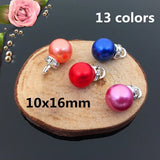 50pcs Rhinestone Pearl Charms for DIY Jewelry Making Accessories