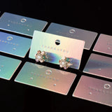 50pcs Laser Cardboard Paper Earrings Storage Jewelry Accessory Cards