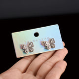 50pcs Laser Cardboard Paper Earrings Storage Jewelry Accessory Cards
