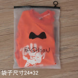 50pcs Clear Frosted Zipper Bag Travel Bra Socks Storage Jewelry Bags
