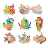 50pcs Colorful Ocean Pendant for Jewelry Making DIY Beach Crafts