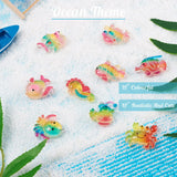 50pcs Colorful Ocean Pendant for Jewelry Making DIY Beach Crafts