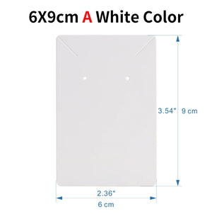 50pcs Opp Self-adhesive Plastic Bag Earrings Display Necklaces for Jewelry