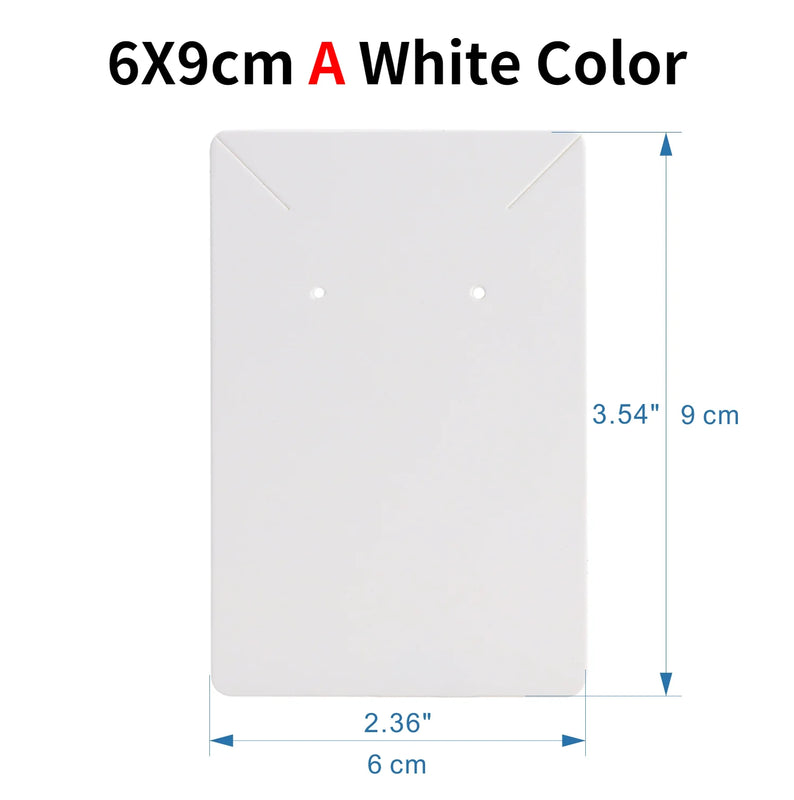 50pcs Opp Self-adhesive Plastic Bag Earrings Display Necklaces for Jewelry