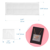 50pcs Opp Self-adhesive Plastic Bag Earrings Display Necklaces for Jewelry