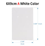 50pcs Opp Self-adhesive Plastic Bag Earrings Display Necklaces for Jewelry