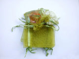 50pcs Organza Bag 7x9cm Drawstring Pouch Gift Bags Jewelry Packaging Display