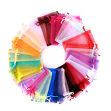 50pcs Organza Gifg Bags Wedding Party Favor Gift Bag Jewelry Pouches
