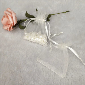 50pcs Organza Gift Bags 7x9 10x15 Wedding Party Decoration Candy Packaging