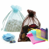 50pcs Organza Gift Bags 7x9 10x15 Wedding Party Decoration Candy Packaging
