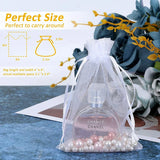50pcs Organza Gift Bags Drawstring Party Bags 7x9 9x12