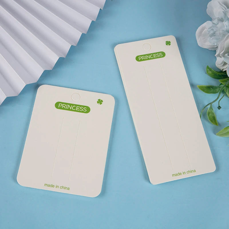 50pcs Hairpin Display Cards for Jewelry Packaging