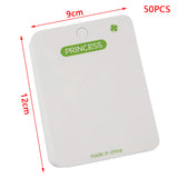 50pcs Hairpin Display Cards for Jewelry Packaging