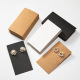 50pcs Earrings Display Stand Card for Ear Studs Storage Jewelry Organizer