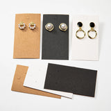 50pcs Earrings Display Stand Card for Ear Studs Storage Jewelry Organizer