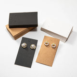 50pcs Earrings Display Stand Card for Ear Studs Storage Jewelry Organizer