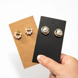 50pcs Earrings Display Stand Card for Ear Studs Storage Jewelry Organizer