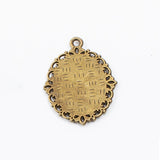 50pcs Oval Blank Gem Bases Alloy DIY Necklace Jewelry Setting