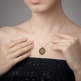 50pcs Oval Blank Gem Bases Alloy DIY Necklace Jewelry Setting