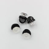 50pcs Silver Tie Tacks Pin Backs for DIY Brooch Jewelry Finding