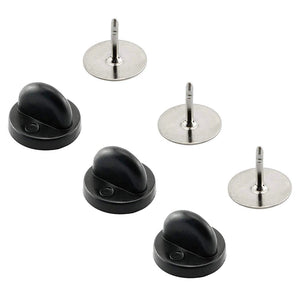 50pcs Silver Tie Tacks Pin Backs for DIY Brooch Jewelry Finding