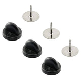 50pcs Silver Tie Tacks Pin Backs for DIY Brooch Jewelry Finding