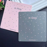50pcs Pink Hairclips Hairpin Display Paper Cards Holder DIY Jewelry Packing