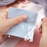 50pcs Silver Cleaning Polishing Cloth Soft Clean Wipe For Silver Jewelry
