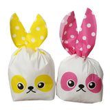 50pcs Rabbit Long Ear Sweets Bunny Carrot Goodie Bags