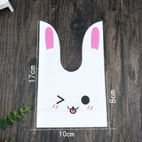 50pcs Rabbit Long Ear Sweets Bunny Carrot Goodie Bags
