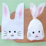 50pcs Rabbit Long Ear Sweets Bunny Carrot Goodie Bags
