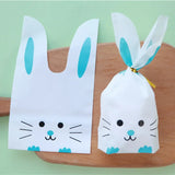 50pcs Rabbit Long Ear Sweets Bunny Carrot Goodie Bags