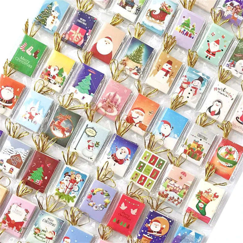 50pcs Xmas Tree Hanging Label Merry Christmas Tags