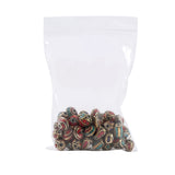 50pcs Retro Red Coral Tibetan Loose Beads Charms DIY Jewelry Making