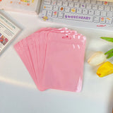 50pcs Colorful Mylar Bags Holographic Zip Lock Pouch