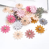 50pcs Rhinestone Flower Applique DIY Sewing Clothing Patches